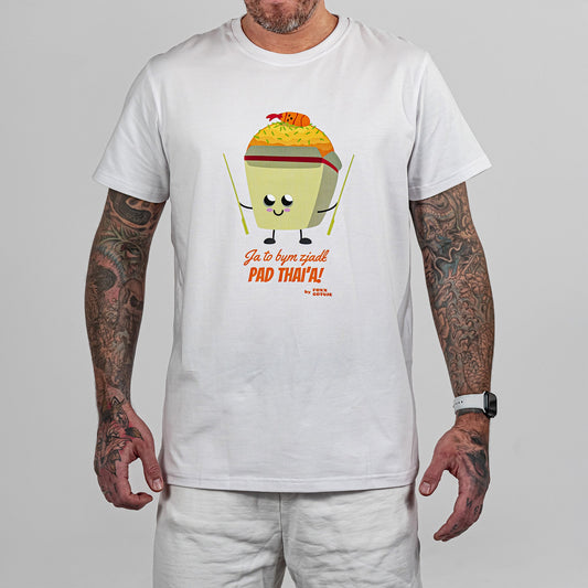 T-shirt JA TO BYM ZJADŁ PAD THAI'A! by FOXX (biały)
