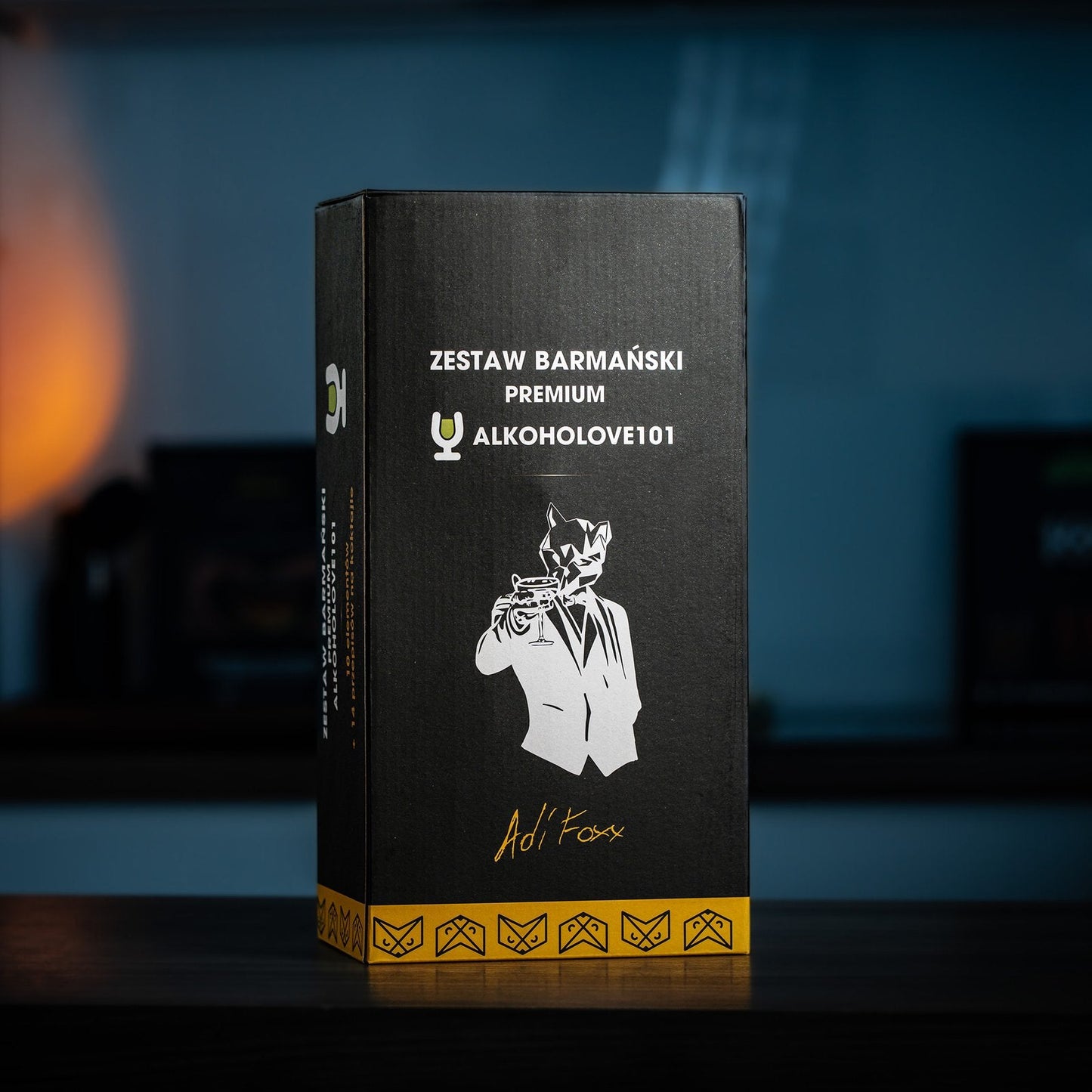 Zestaw Barmański Premium ALKOHOLOVE101 (ciemny)